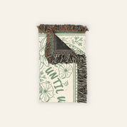 Personalized Couple Frog Art Woven Blanket