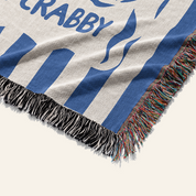 Personalized Crabby Ocean Theme Couple Woven Blanket