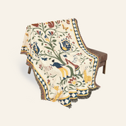 Personalized Tree Of Life Couple 2 Woven Blanket