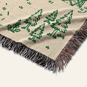 Personalized Adventure Lake Family Woven Blanket