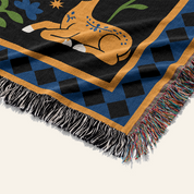 Personalized Tree Of Life Couple Woven Blanket