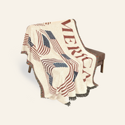 America 250th Anniversary Patriotic Woven Blanket
