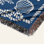 Personalized Anchored In Love Woven Blanket