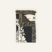 Personalized Timeless Love Hourglass Couple Woven Blanket