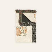 Personalized October Cosmos Cross Blessing Woven Blanket