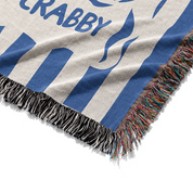 Personalized Crabby Ocean Theme Couple Woven Blanket