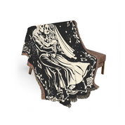 Personalized Couple Til Death Promise Woven Blanket
