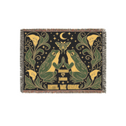 Personalized Couple Mystic Frog Woven Blanket