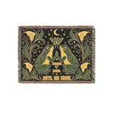 Personalized Couple Mystic Frog Woven Blanket