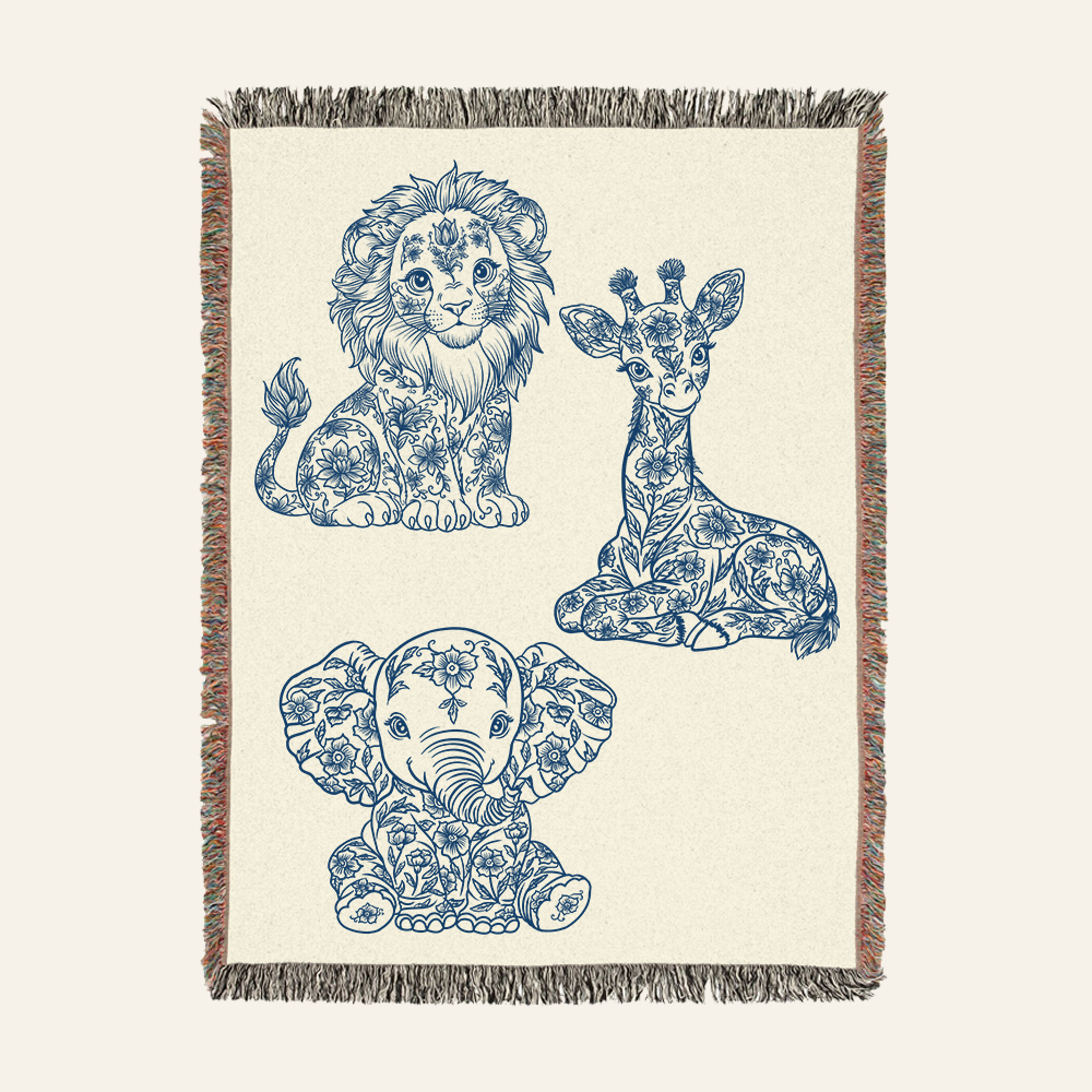 Personalized God Says I Am Scripture Baby Boy Woven Blanket