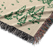 Personalized Adventure Lake Couple Woven Blanket