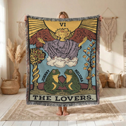 Personalized Couple Frog The Lover Woven Blanket
