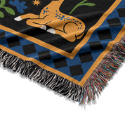 Personalized Tree Of Life Couple Woven Blanket