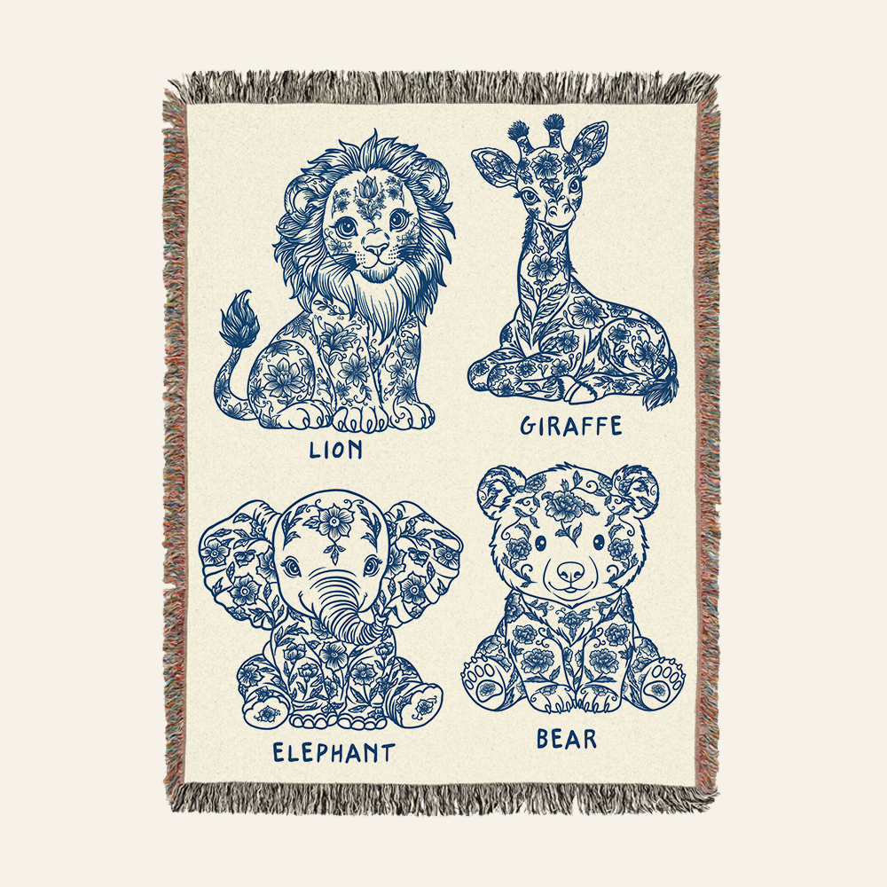 Called by Name Bible Verse Baptism Baby Boy - Personalized Woven Blanket