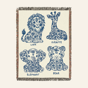 Called by Name Bible Verse Baptism Baby Boy - Personalized Woven Blanket