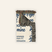 Called by Name Bible Verse Baptism Baby Boy - Personalized Woven Blanket