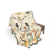Personalized Retro Charm 2 Woven Blanket