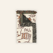 Personalized Autumn Theme Couple Woven Blanket